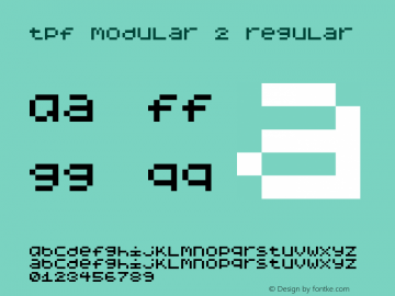 TPF Modular 2 Regular 1.0图片样张