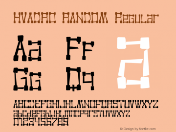 KVADRO RANDOM Regular 001.001  http://www.revision.ru/users/mrFRUKTA图片样张