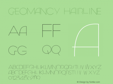 Geomancy Hairline 1.003图片样张