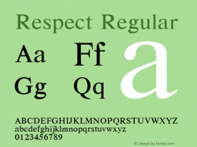 Respect Regular 001.001图片样张