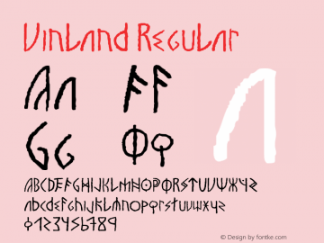 Vinland Regular Version 1.000 2009 initial release图片样张