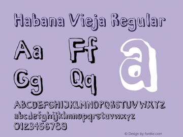 Habana Vieja Regular com.myfonts.easy.letters-numbers.habana-vieja.regular.wfkit2.version.3rHx Font Sample