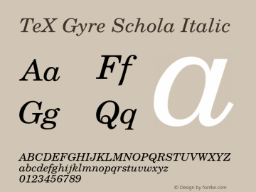Tex Gyre Schola Font Tex Gyre Schola Italic Font Texgyreschola Italic Font Tex Gyre Schola Italic Version 1 103 Ps 1 103 Hotconv 1 0 49 Makeotf Lib2 0 Font Ttf Font Uncategorized Font Fontke Com Tex Gyre Schola Font Tex Gyre Schola Italic Font Texgyreschola Italic Font Tex Gyre Schola Italic Version 1 103 Ps 1 103 Hotconv 1 0 49 Makeotf Lib2 0 Font Ttf Font Uncategorized Font Fontke Com