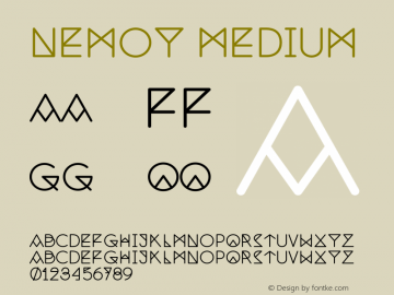 Font Family|Nemoy-Uncategorized Typeface-Fontke.com For Mobile