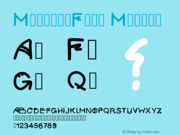 MobilesFont Medium Version 001.000 Font Sample