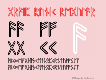 Graip Runic Regular Version 1.000 Font Sample