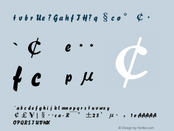 UWCS6F (BIG5) Regular Version 1.0图片样张