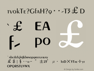 UWPL5F (GB) Regular Version 1.0 Font Sample