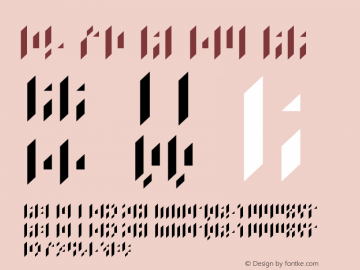 DS 2D Regular Macromedia Fontographer 4.1 18.10.2001 Font Sample