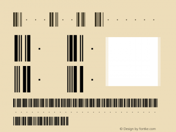 Code3of9 Regular The IMSI MasterFonts Collection, tm 1995, 1996 IMSI (International Microcomputer Software Inc.)图片样张