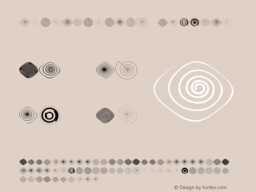 SpiralishTwo Regular 1.0 2003-01-05图片样张