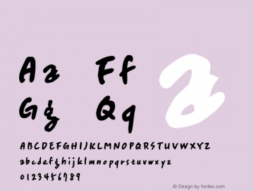 산돌02B Regular 001.000 Font Sample