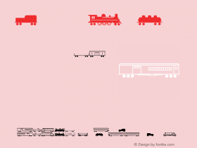 Trains Regular Converted from f:\x\TRAINS.TF1 by ALLTYPE图片样张