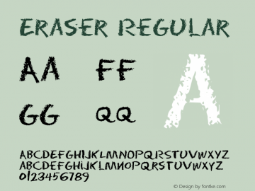Eraser Regular Version 1.00图片样张