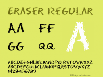 Eraser Regular Version 1.00图片样张