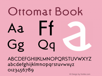 Ottomat Book Version 001.000图片样张