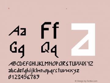 Nordic Regular Converted from C:\1E\NORDI___.TF1 by ALLTYPE Font Sample