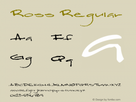 Ross Regular Rev. 003.000 Font Sample