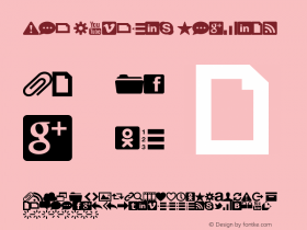 Web Symbols Regular Version 1.000;PS 001.001;hotconv 1.0.56图片样张