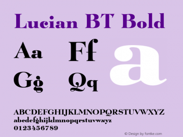 Lucian BT Bold mfgpctt-v1.64 Monday, May 24, 1993 3:08:01 pm (EST)图片样张