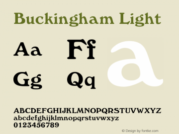 Buckingham Light Rev. 003.000图片样张