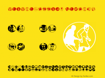PeopleButtons Regular 1.0 2006-04-30图片样张