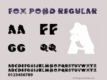 Fox Pond Regular 1.00 Font Sample