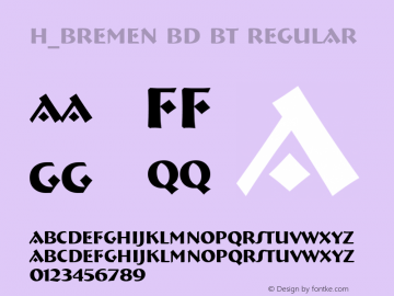 H_Bremen Bd BT Regular 1997.01.30图片样张