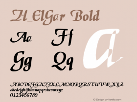 H_ElGar Bold 1997.01.19图片样张