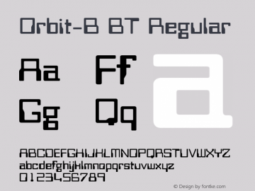 Orbit-B BT Regular Version 2.001 mfgpctt 4.4图片样张