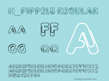 H_PIPPEL5 Regular 1997. 02. 06. Font Sample