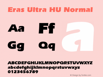 Eras Ultra HU Normal 1.000图片样张