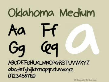 Oklahoma Medium Version 1.0图片样张