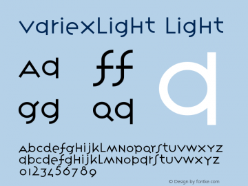 VariexLight Light Version 001.000图片样张