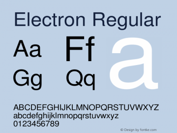 Electron Regular Glyph Systems 10-jun-93图片样张