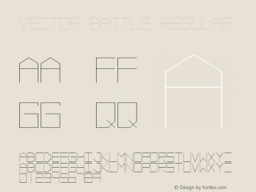 Vector Battle Regular 1.03图片样张