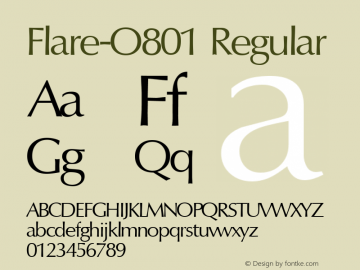 Flare-O801 Regular 1.0 Sat May 15 15:48:31 1999图片样张