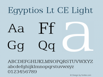 Egyptios Lt CE Light Version 1.50图片样张