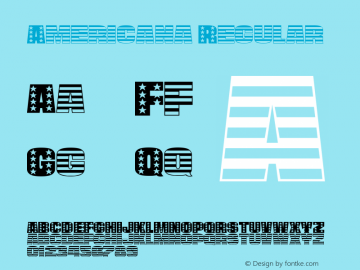Americana Regular Unknown图片样张