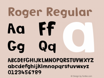 Roger Regular 1图片样张