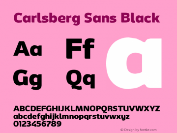 Carlsberg Sans Font,Carlsberg Sans Black Font,CarlsbergSans-Black Font|Carlsberg Sans Black 1.0; swf-x uazero; KM; Font-TTF Font/Sans-serif Font -Fontke.com