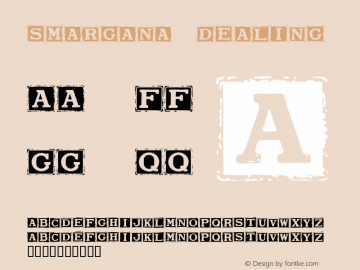 Smargana Dealing Macromedia Fontographer 4.1.5 10/1/98图片样张