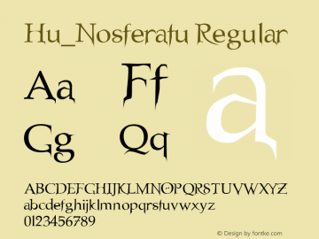 Hu_Nosferatu Regular 1997.05.28图片样张