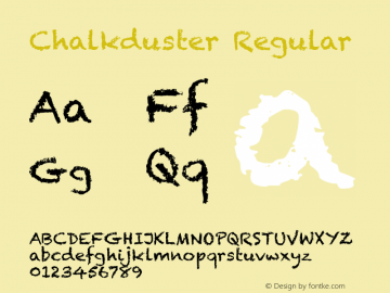 Chalkduster Regular 6.0d2e1图片样张