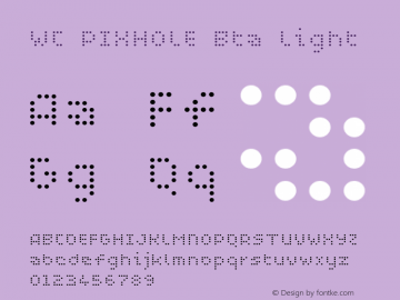 WC PIXHOLE Bta Light Version 0.000 2006 initial release图片样张