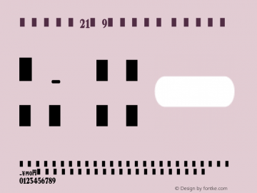 TT-Num21-N9-Light Light Version 3.00图片样张