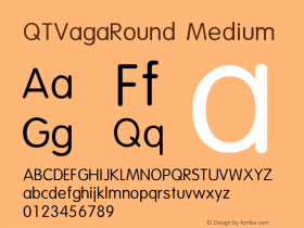 QTVagaRound Medium Version 001.000图片样张