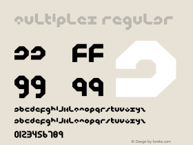 Multiplex Regular Version 1.0 Font Sample