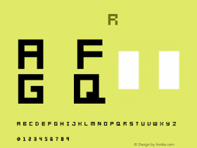 fourfive Regular 1.0 Font Sample