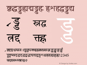 Bhaskar Normal 1.0 Mon Feb 17 01:09:50 1997 Font Sample